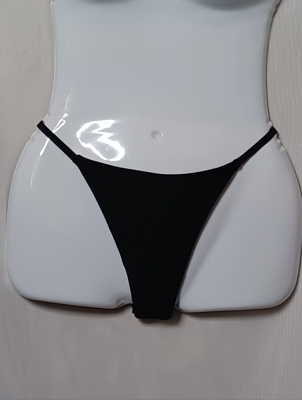 Omkagi Women's Tie Sides Black Bikini Bottom Swimwear. Size M